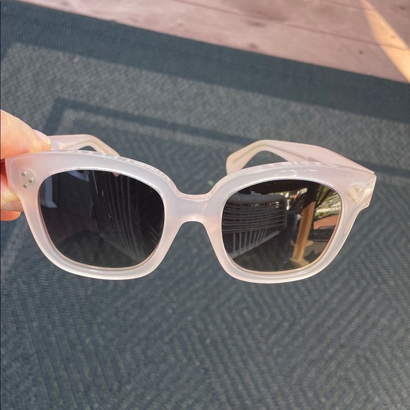 CELINE sunnies pale pink, comes with puffy case. Preloved no scratches. - Picture 1 of 12